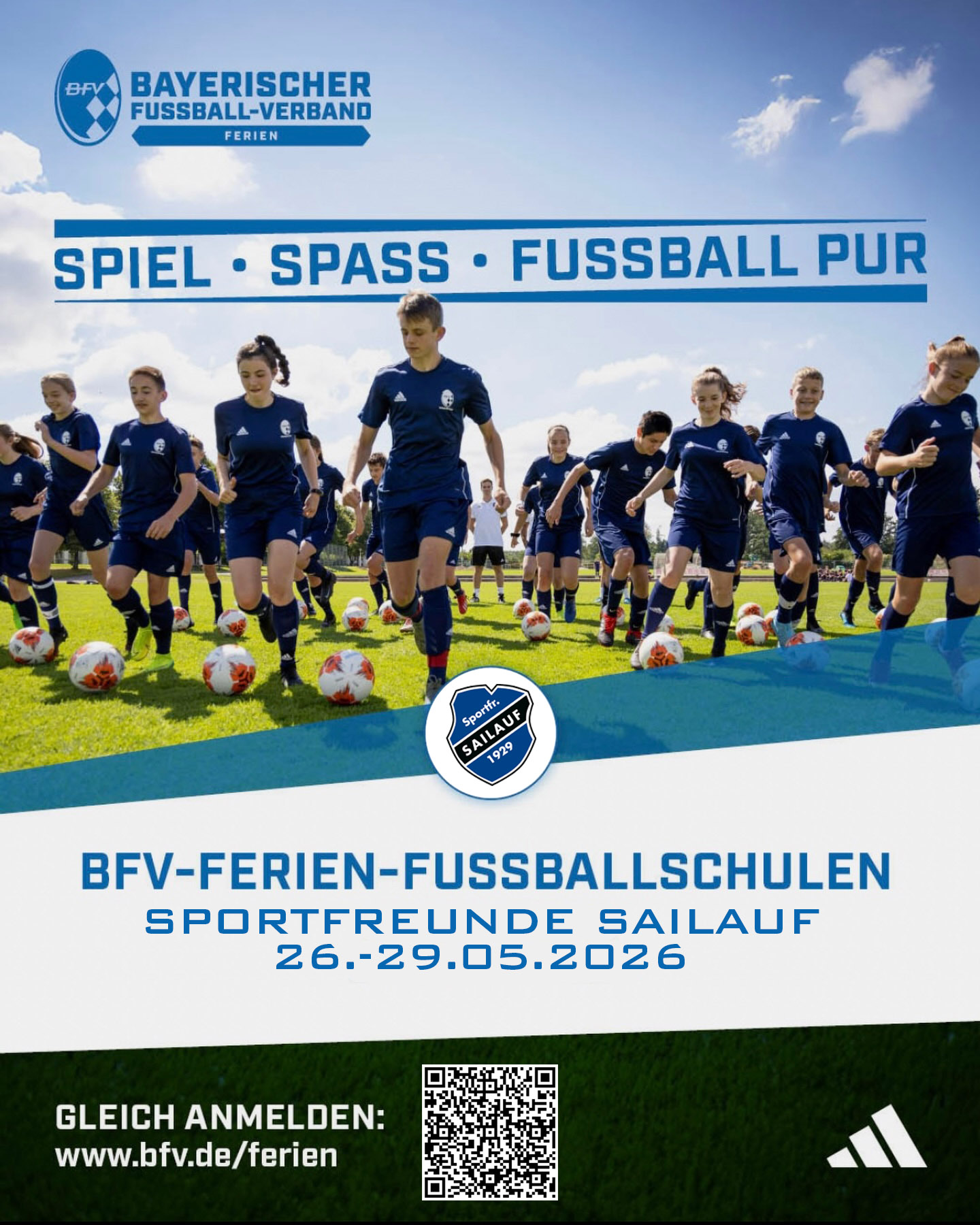 BFV-Ferien-Fußballschule in Sailauf