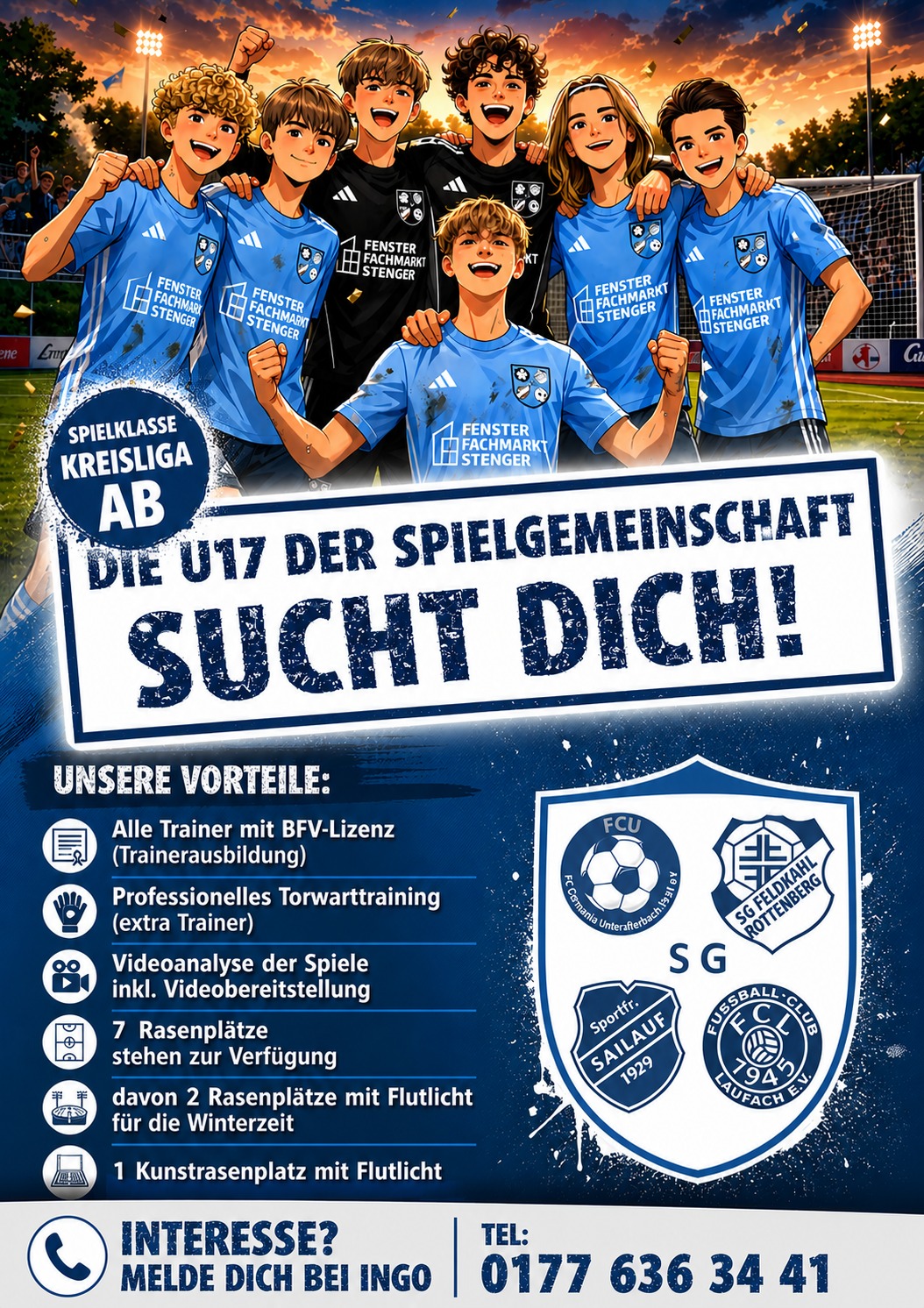 U17 sucht Kicker